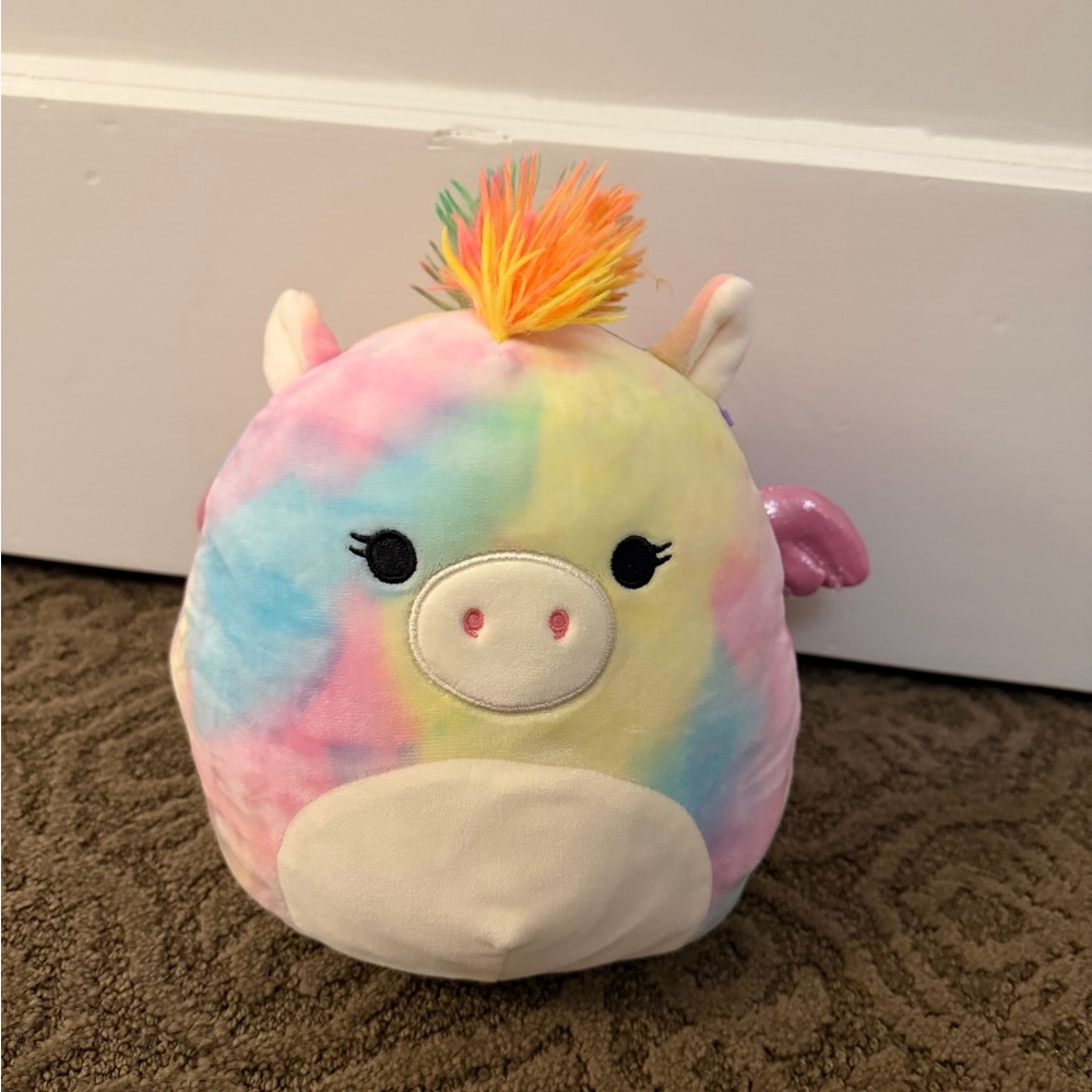 Squishmallows Paisley the Pegasus Tie Dye 10 IN Stuffed Plush